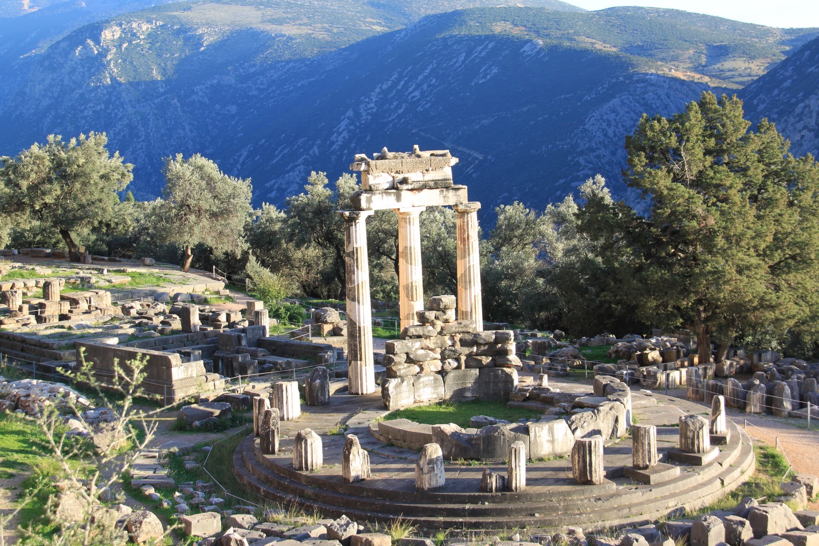 Delphi's Sanctuary Of Apollo (Who Spoke Through The Pythia)