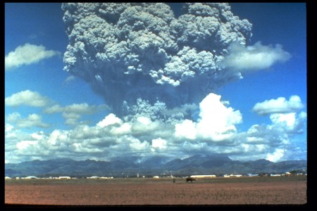 Pinatubo Warming Up, June 12, 1991